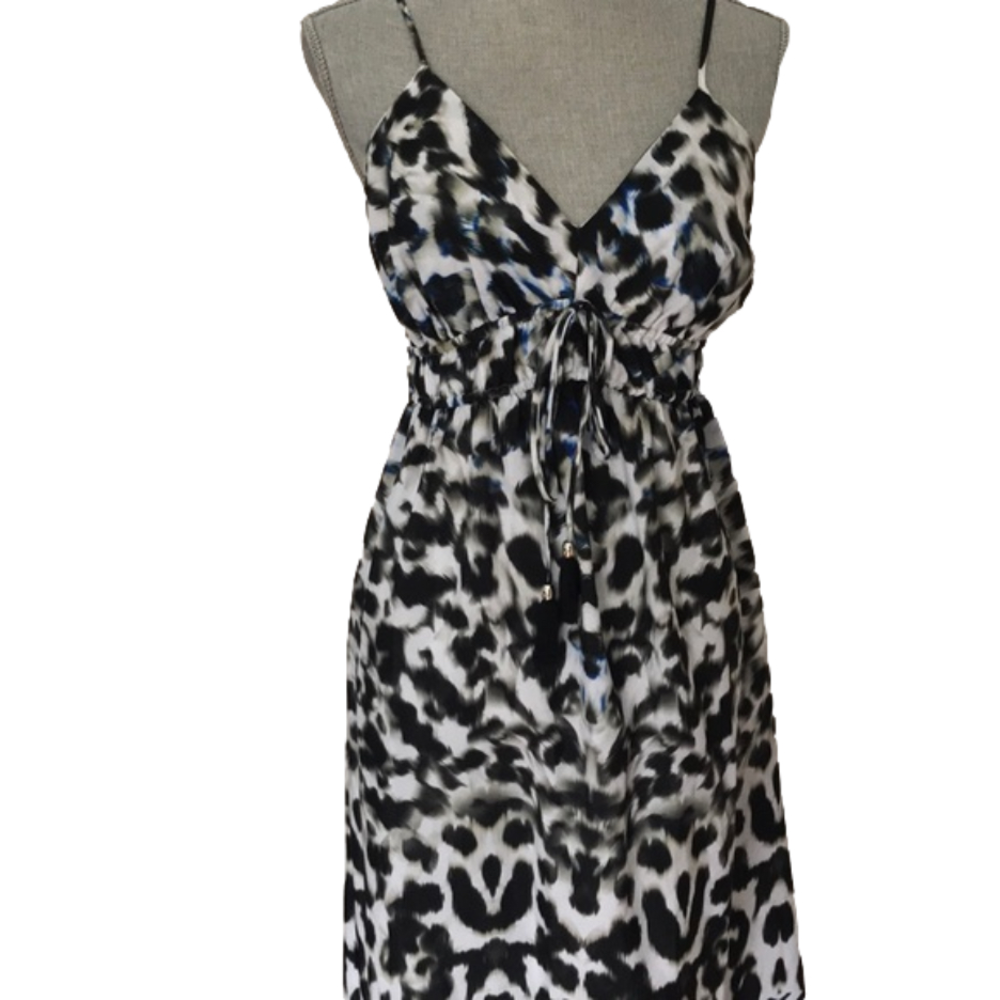 NWT Jennifer Lopez Animal print maxi dress